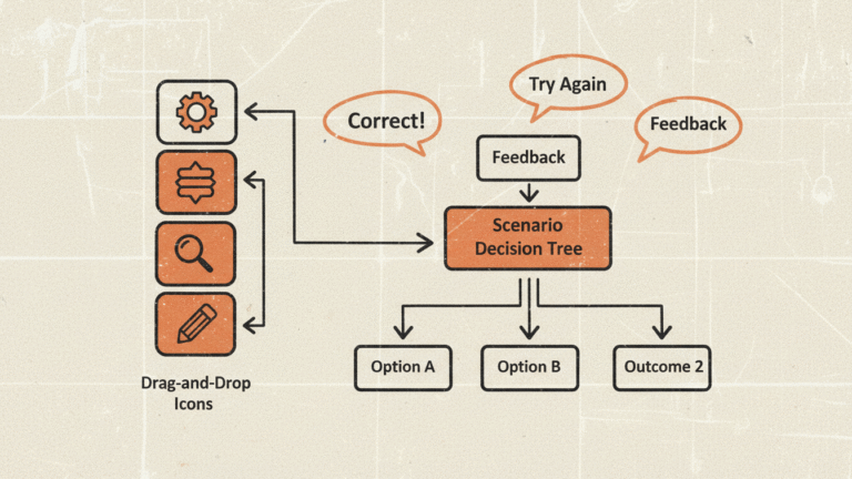 pop education - digital learning design - abstract learning interactions