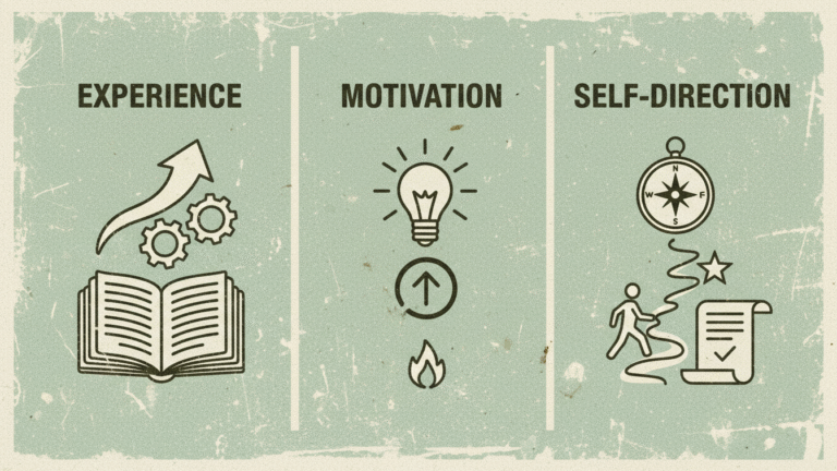 professional learning program - pop education - experience-motivation-and-self-direction